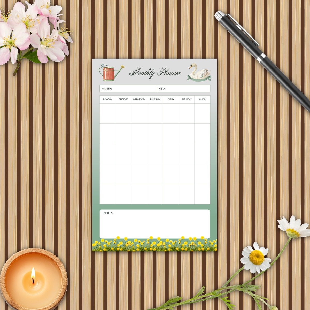 The Sage Meadow Monthly Planner Pack - Image 13