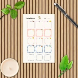 The Sage Ribbon Woodland Yearly Planner Pack