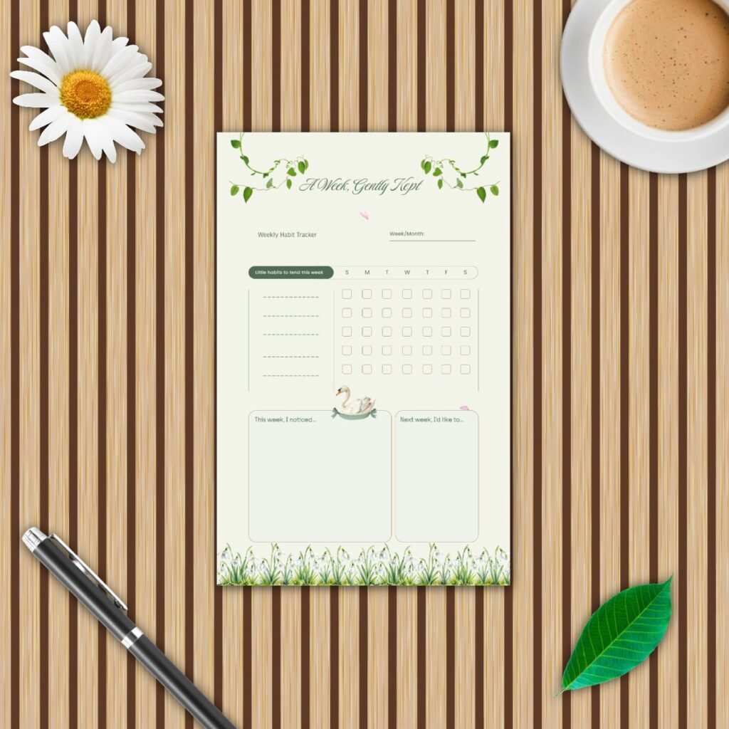 The Sage Meadow Weekly Tracker Pack