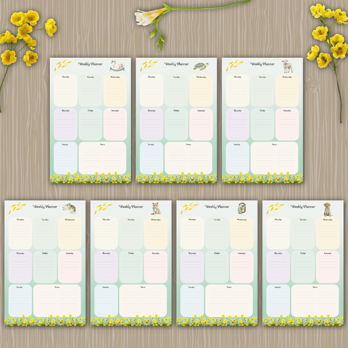 The Sage Woodland Complete Planner & Tracker Bundle - Image 3