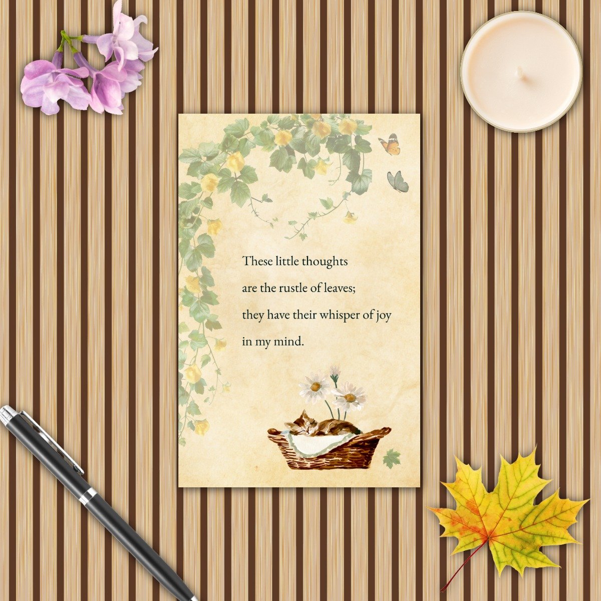 A Quiet Day — Printable Poetry & Reflection Junk Journal - Image 5