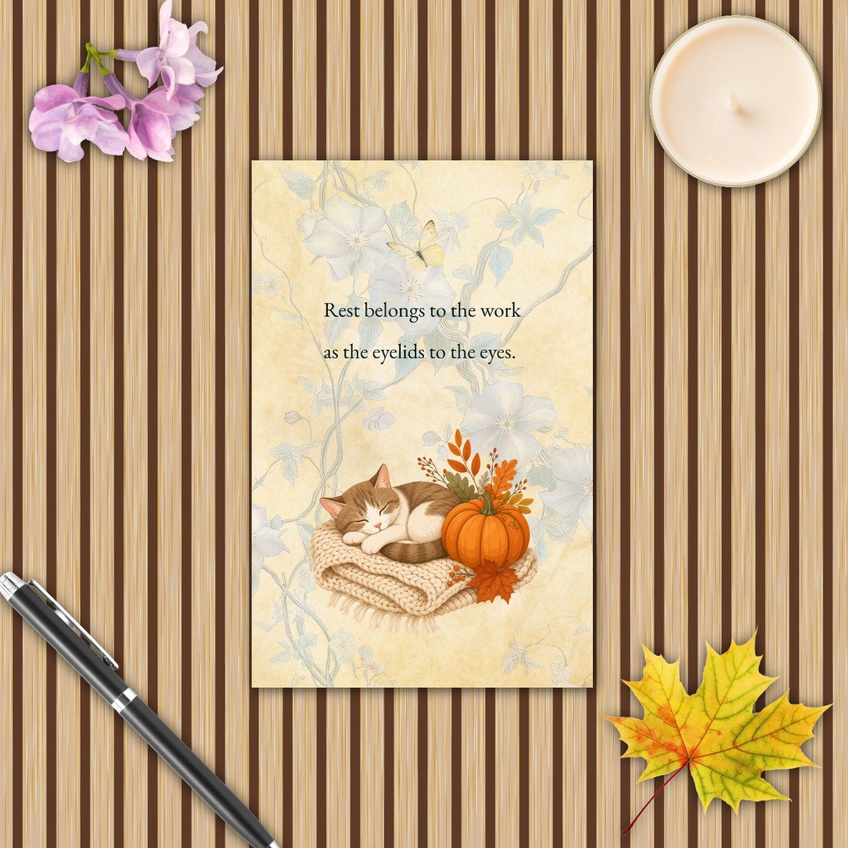 A Quiet Day — Printable Poetry & Reflection Junk Journal - Image 6